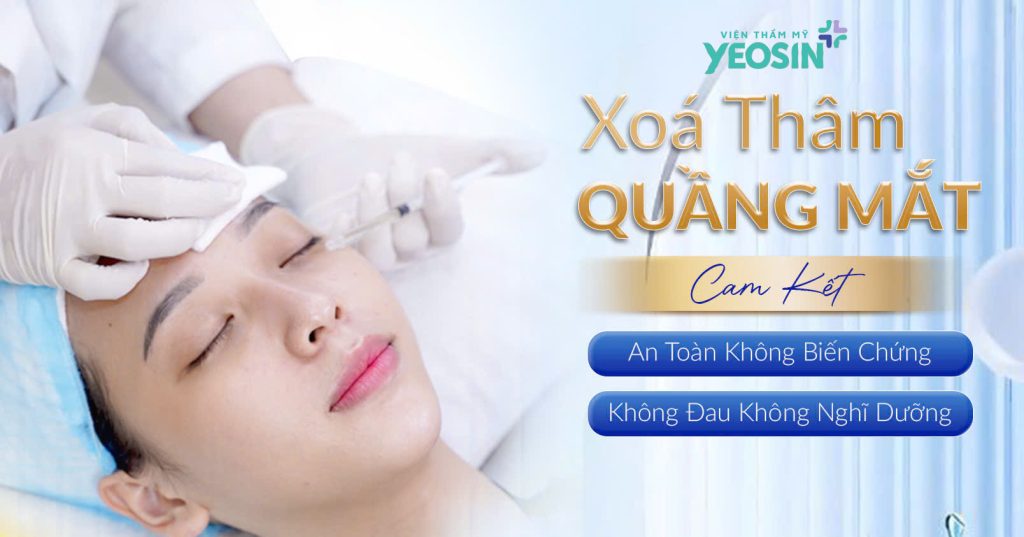 Cam kết sau khi sử dụng dịch vụ trị thâm quầng mắt