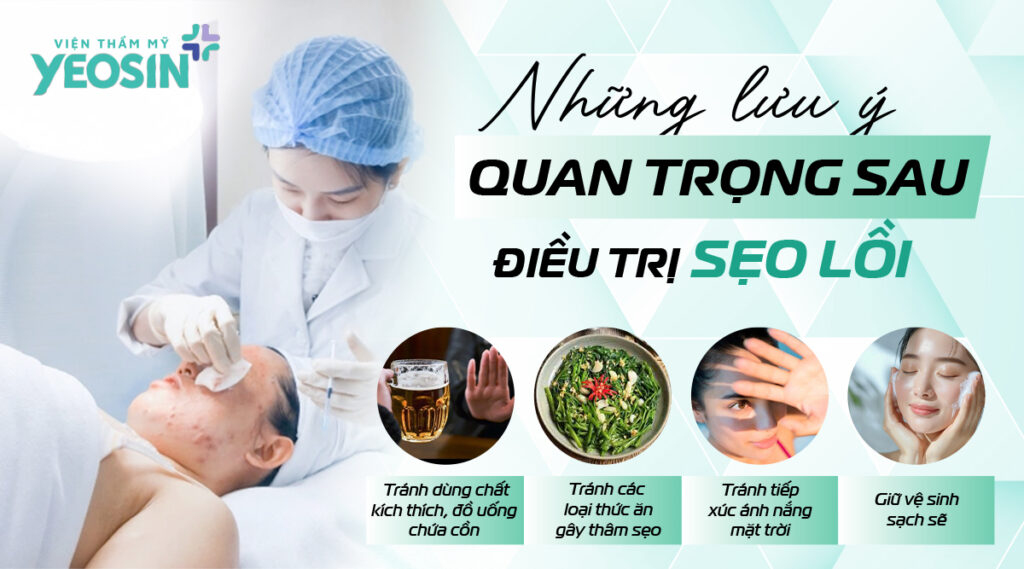 Trị sẹo lồi - Cách trị sẹo lồi bằng Laser Nano Scar 30 Những lưu ý quan trọng sau khi điều trị sẹo lồi bạn cần biết