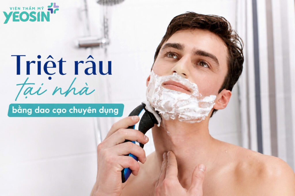 Gợi ý 5 cách triệt râu tại nhà an toàn và hiệu quả 10 Cách triệt râu tại nhà bằng dao cạo chuyên dụng