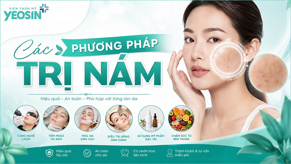 Các phương pháp trị nám tàn nhang