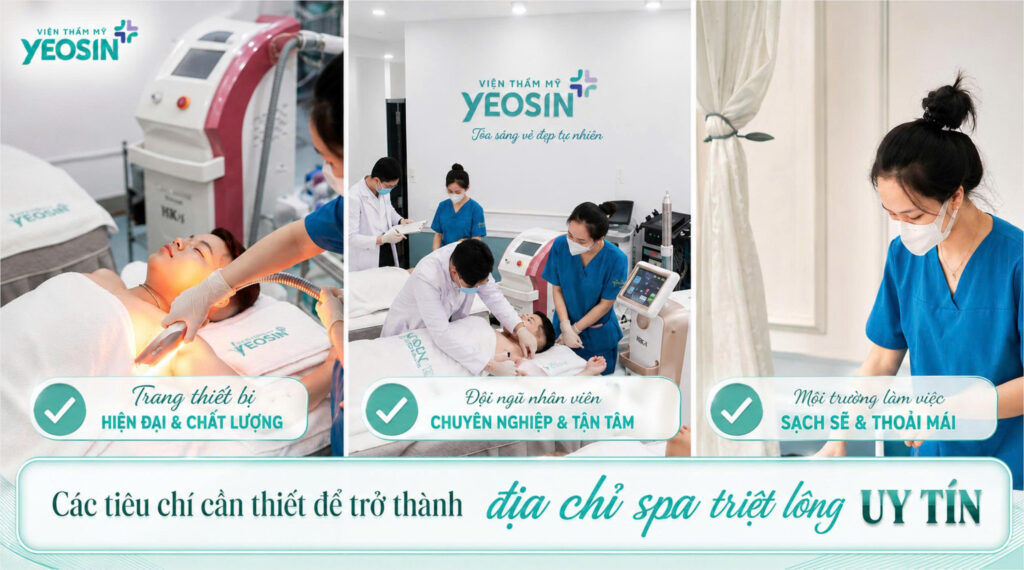 Những tiêu chí cần có để trở thành một spa triệt lông nách uy tín