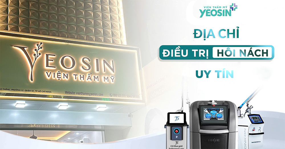 Địa chỉ điều trị hôi nách an toàn và uy tín tại Tphcm