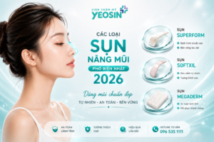 Các loại sụn nâng mũi phổ biến nhất 2026