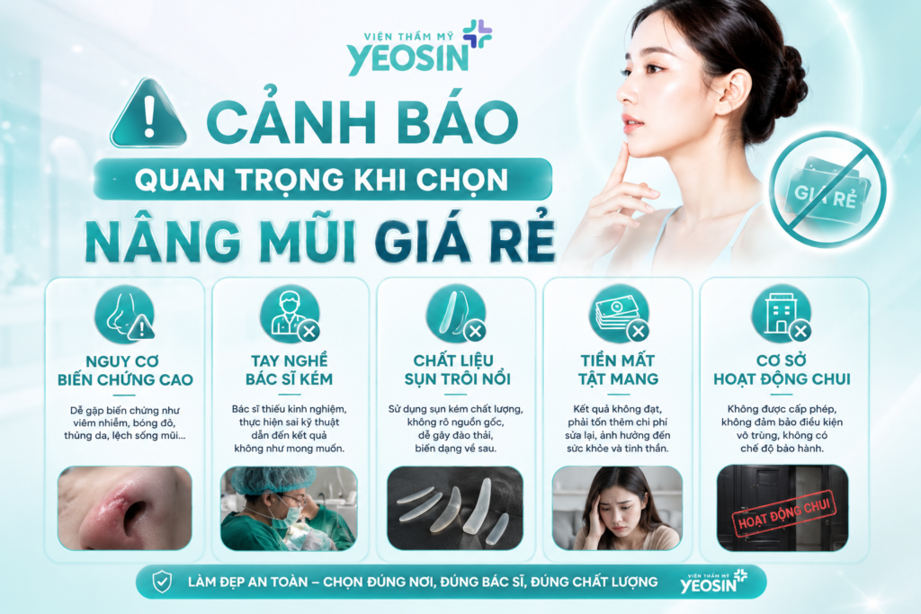 Nâng mũi giá bao nhiêu tiền? Bảng giá nâng mũi 2026 17 Cảnh báo quan trọng khi chọn nâng mũi giá rẻ