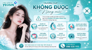 6 trường hợp không được nâng mũi bạn cần biết