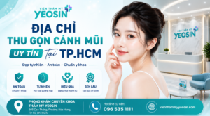 Địa chỉ nâng mũi thu nhỏ cánh mũi đẹp và uy tín tại Tphcm.