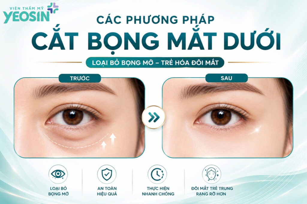 Các phương pháp cắt bọng mắt dưới phổ biến