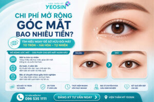 Chi phí mở rộng góc mắt bao nhiêu tiền? Bảng giá mở góc mắt