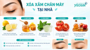 Top 5 cách xóa xăm chân mày tại nhà và lưu ý quan trọng
