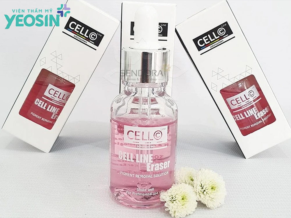Cách xóa lông mày bằng dung dịch dạng Gel Cello