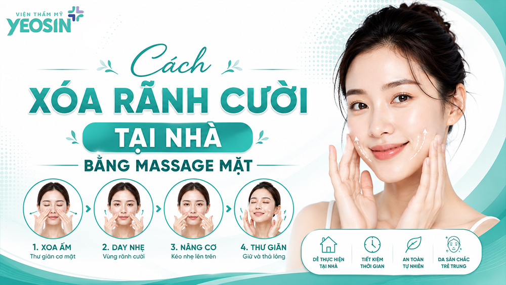 Gợi ý 6+ cách xóa rãnh cười tại nhà hiệu quả 9 Cách xóa rãnh cười tại nhà bằng thao tác massage mặt