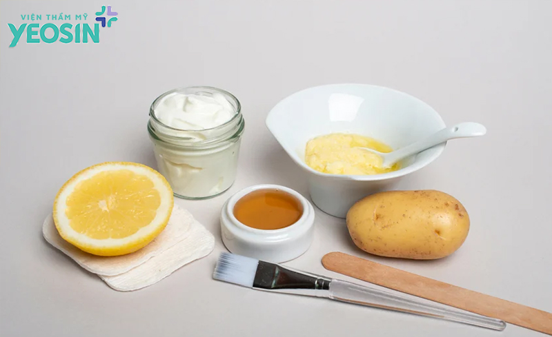 Mặt nạ giảm nếp nhăn vùng mắt bằng khoai tây