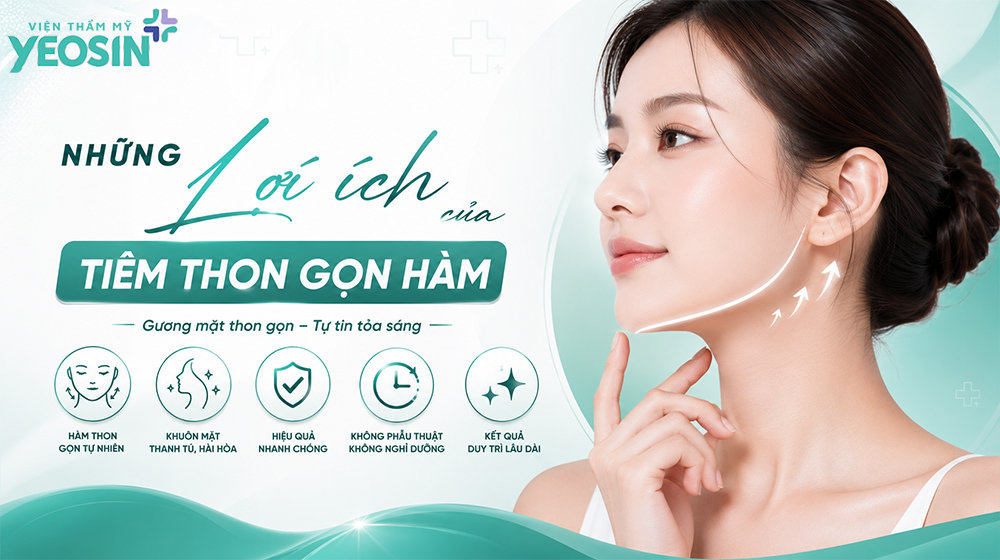 Tiêm botox thon gọn hàm và những điều cần biết 7 Những lợi ích của tiêm thon gọn hàm mang lại là gì?