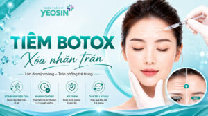 Tiêm botox xóa nhăn trán
