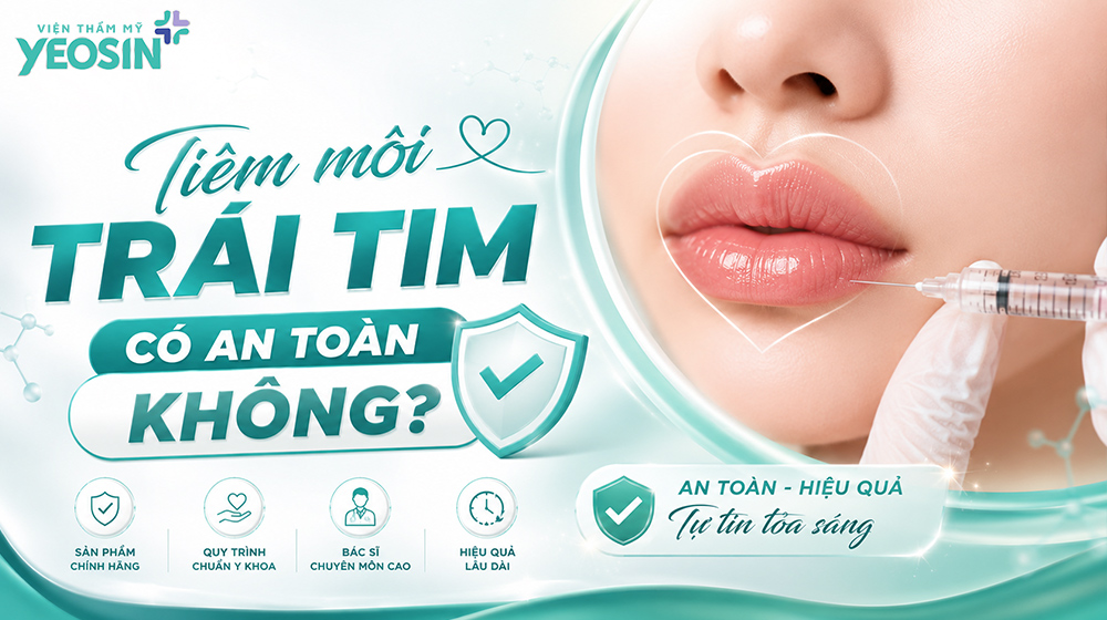 Tiêm môi trái tim có an toàn không?