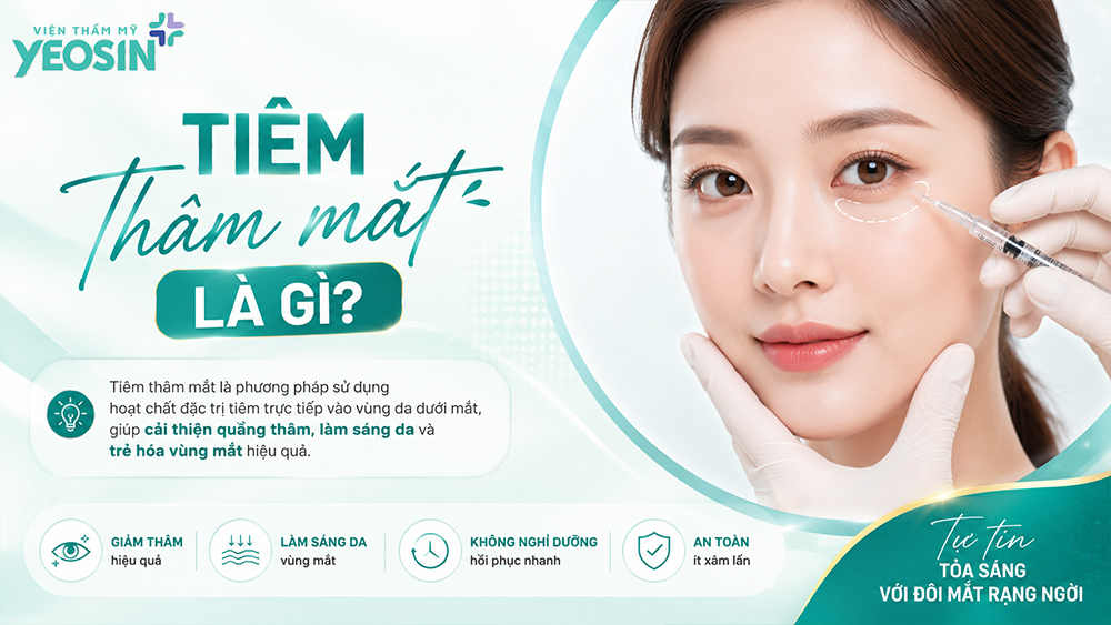 Tiêm trị thâm mắt là gì?