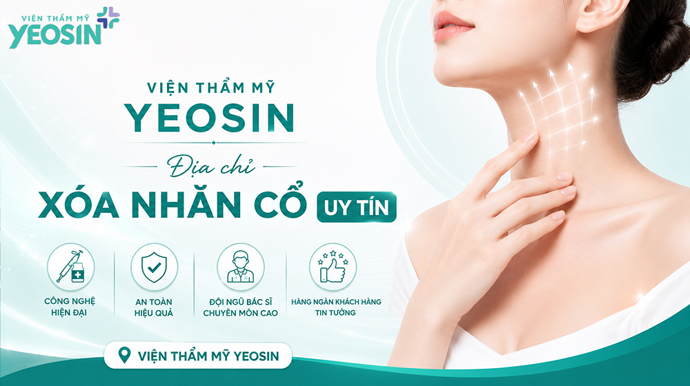 Nếp nhăn ở cổ: Nguyên nhân và cách xóa nếp nhăn cổ 8 Viện Thẩm Mỹ Yeosin - Địa chỉ xóa nhăn cổ uy tín