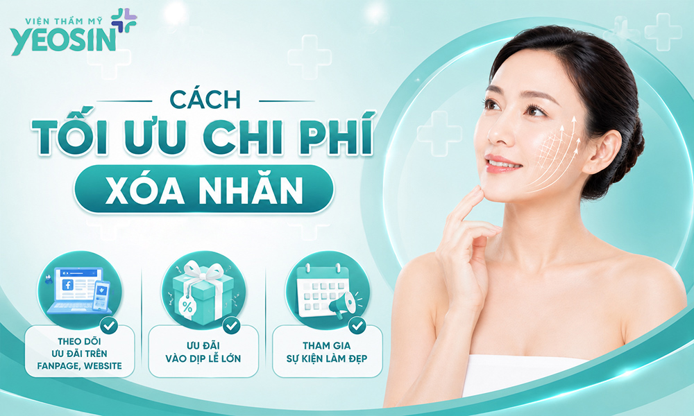 Cách tối ưu chi phí xóa nhăn ở mắt tại các cơ sở thẩm mỹ uy tín