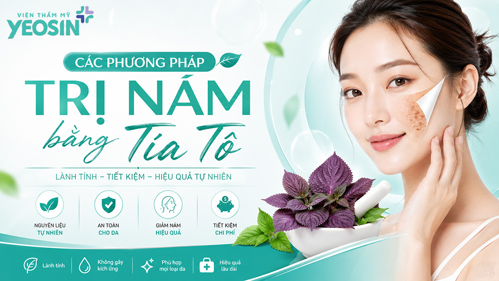 Các phương pháp trị nám bằng lá tía lô