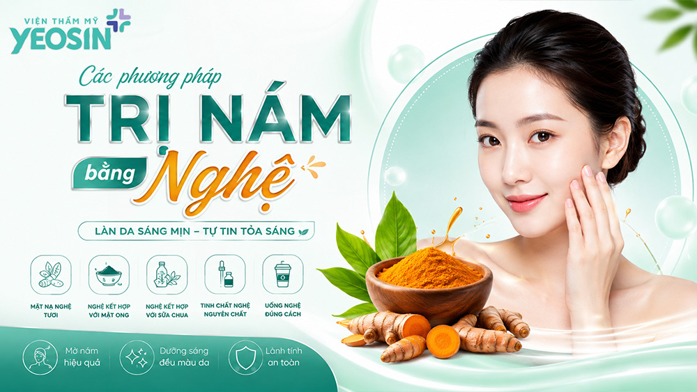 Phương pháp trị nám bằng nghệ