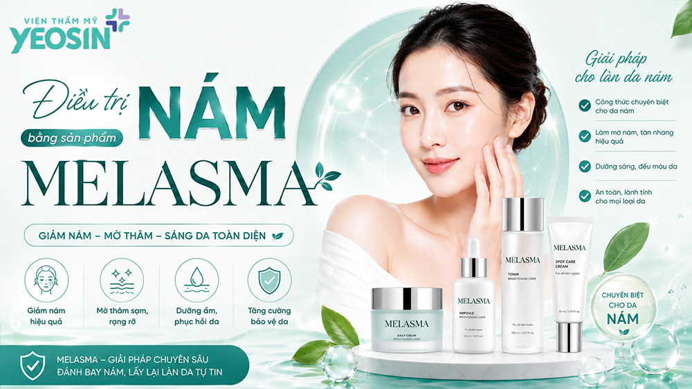 Phương pháp điều trị nám bằng sản phẩm Melasma