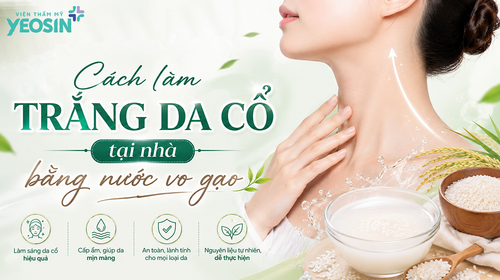 Gợi ý 10 cách làm trắng da cổ và gáy tại nhà 17 Cách làm trắng da cổ tại nhà bằng nước vo gạo