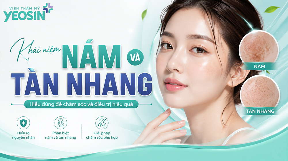 Khái niệm về đồi mồi, nám và tàn nhang