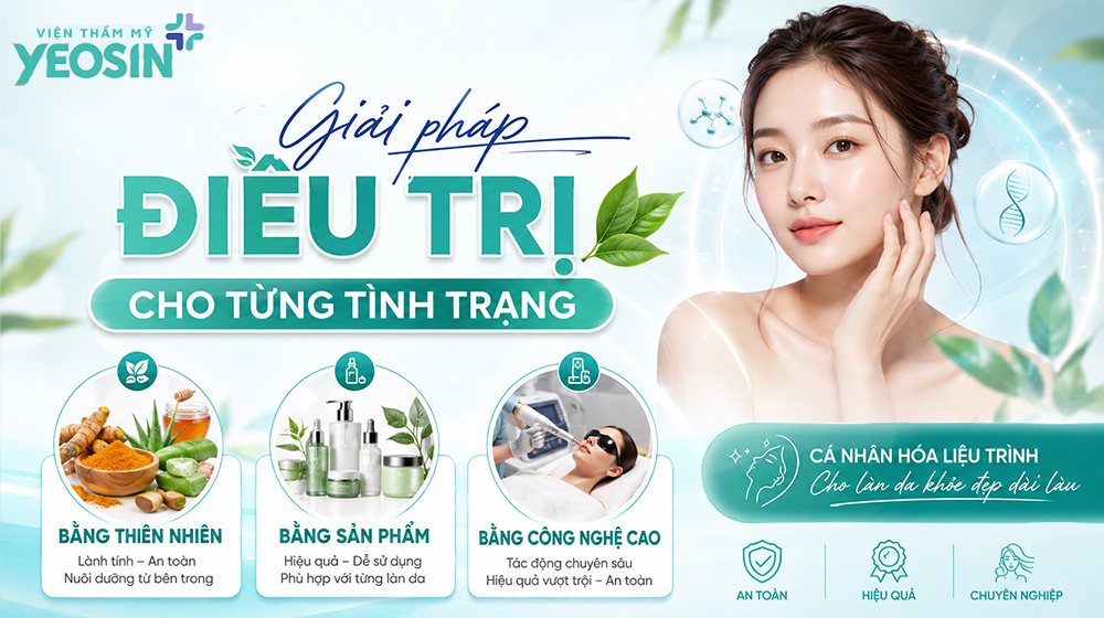Giải pháp điều trị cho từng tình trạng nám và tàn nhang