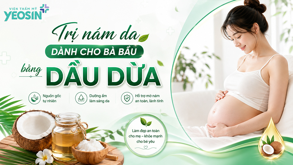 10 cách trị nám da dành cho bà bầu dân gian tại nhà 13 Dầu dừa nguyên chất - Cách trị nám da dành cho bà bầu dân gian