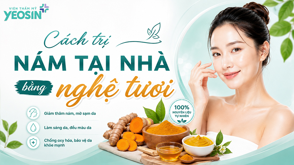 Top 10 cách trị nám tại nhà an toàn và hiệu quả 13 Cách trị nám tại nhà an toàn bằng nghệ tươi