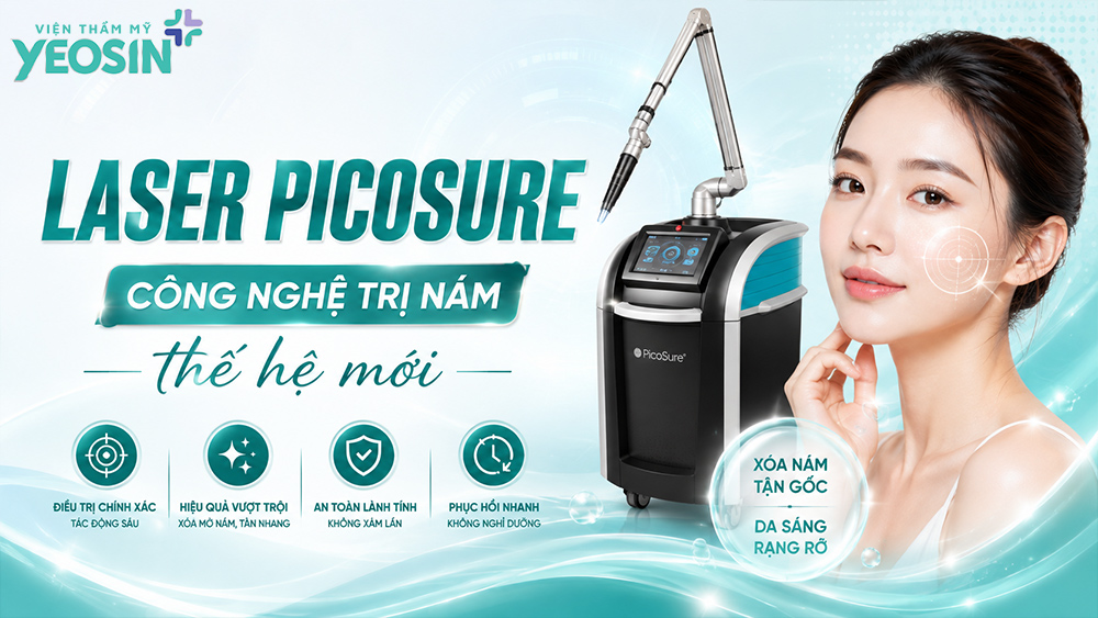 Top 5 công nghệ trị nám hiệu quả mới nhất hiện nay 7 Laser Picosure - Công nghệ trị nám thế hệ mới