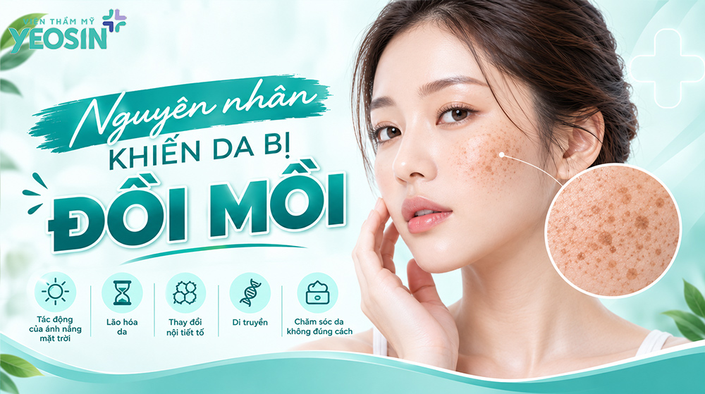 Da đồi mồi: Nguyên nhân, dấu hiệu và cách trị da bị đồi mồi 10 Nguyên nhân gây tình trạng da đồi mồi
