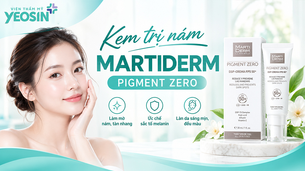 Kem trị nám sáng da MartiDerm Pigment Zero