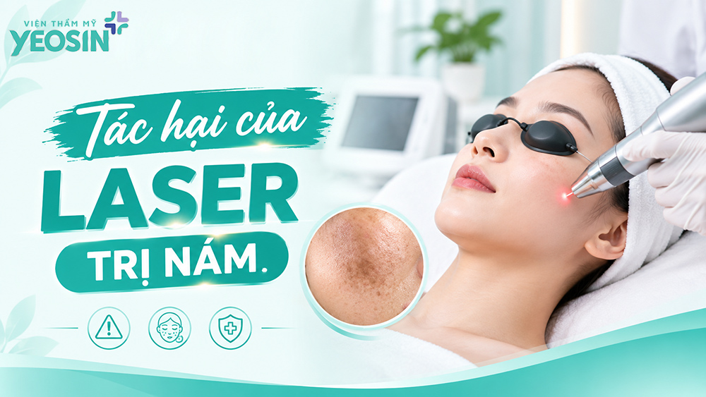 Tác hại của việc trị nám bằng laser là gì?