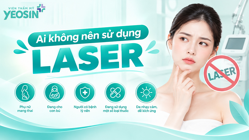 Ai không nên sử dụng laser để tránh các tác hại của laser trị nám