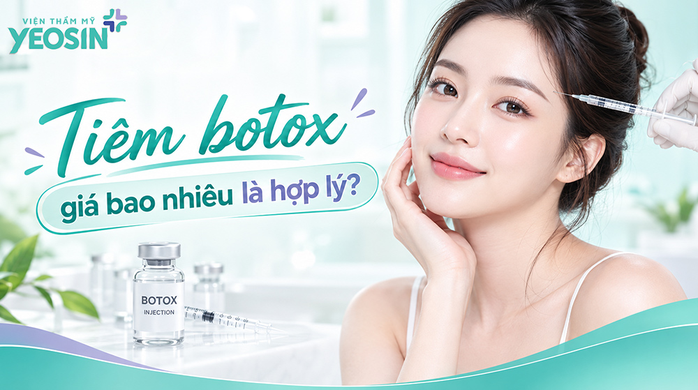 Tiêm botox giá bao nhiêu tiền? Bảng giá tiêm botox mới nhất 6 Tiêm botox giá bao nhiêu tiền là hợp lý?