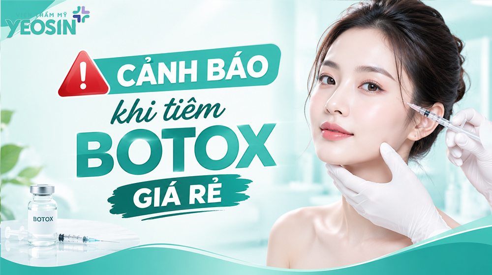 Tiêm botox giá bao nhiêu tiền? Bảng giá tiêm botox mới nhất 9 Cảnh báo khi tiêm botox giá rẻ