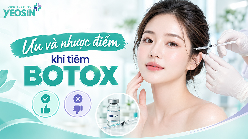 Tiêm botox là gì? Cơ chế, tác dụng và những điều cần biết 10 Ưu và nhược điểm khi tiêm botox