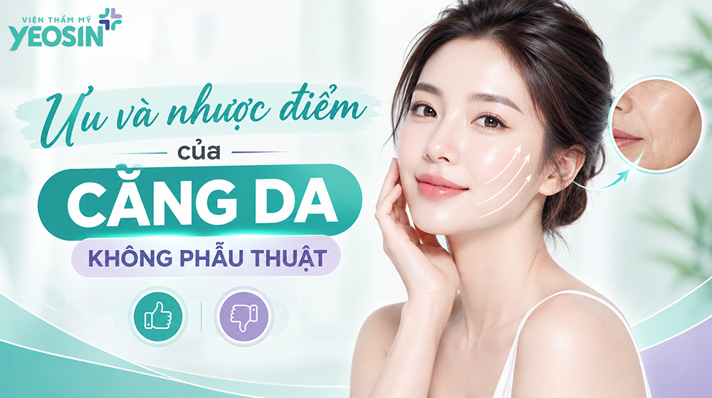 Ưu và nhược điểm của phương pháp căng da mặt không phẫu thuật