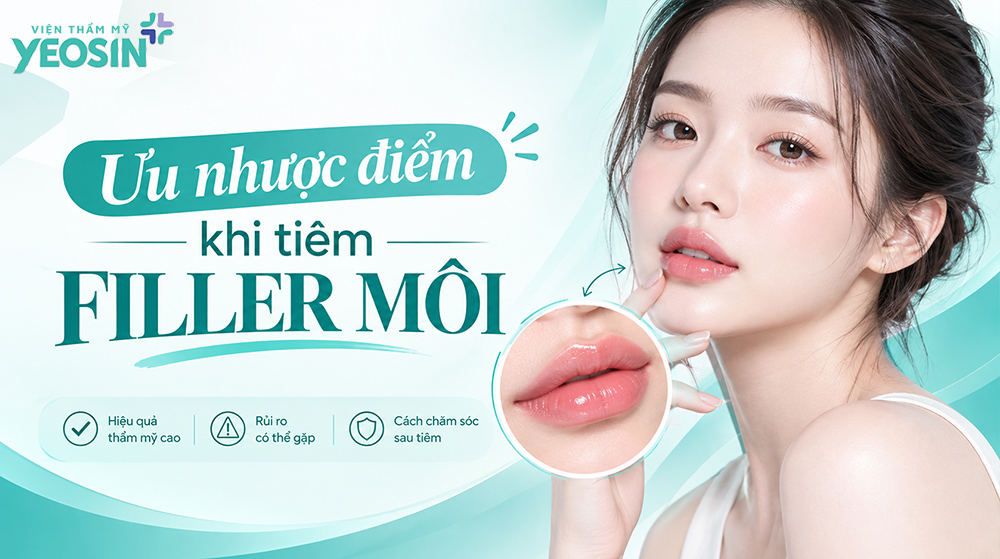 Tiêm filler môi: Ưu nhược điểm và những lưu ý cần biết 12 Ưu nhược điểm khi tiêm filler môi là gì?