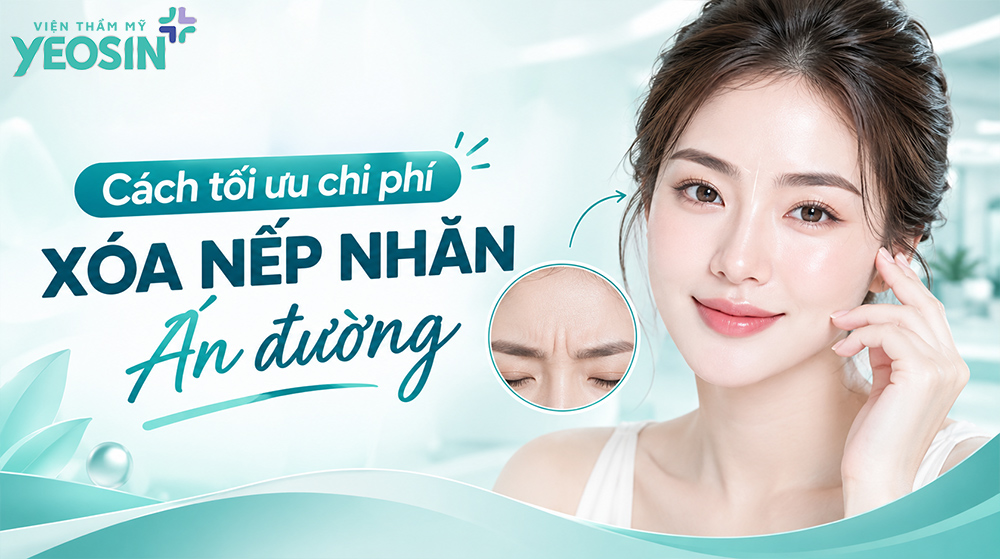 Chi phí xóa nếp nhăn ấn đường giá bao nhiêu? 14 Cách tối ưu chi phí xóa nếp nhăn ấn đường tại Yeosin